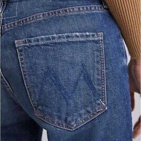 MOTHER Denim The Trickster Straight Ankle Jeans in Born to be Bitten Size 26 - Picture 3 of 7
